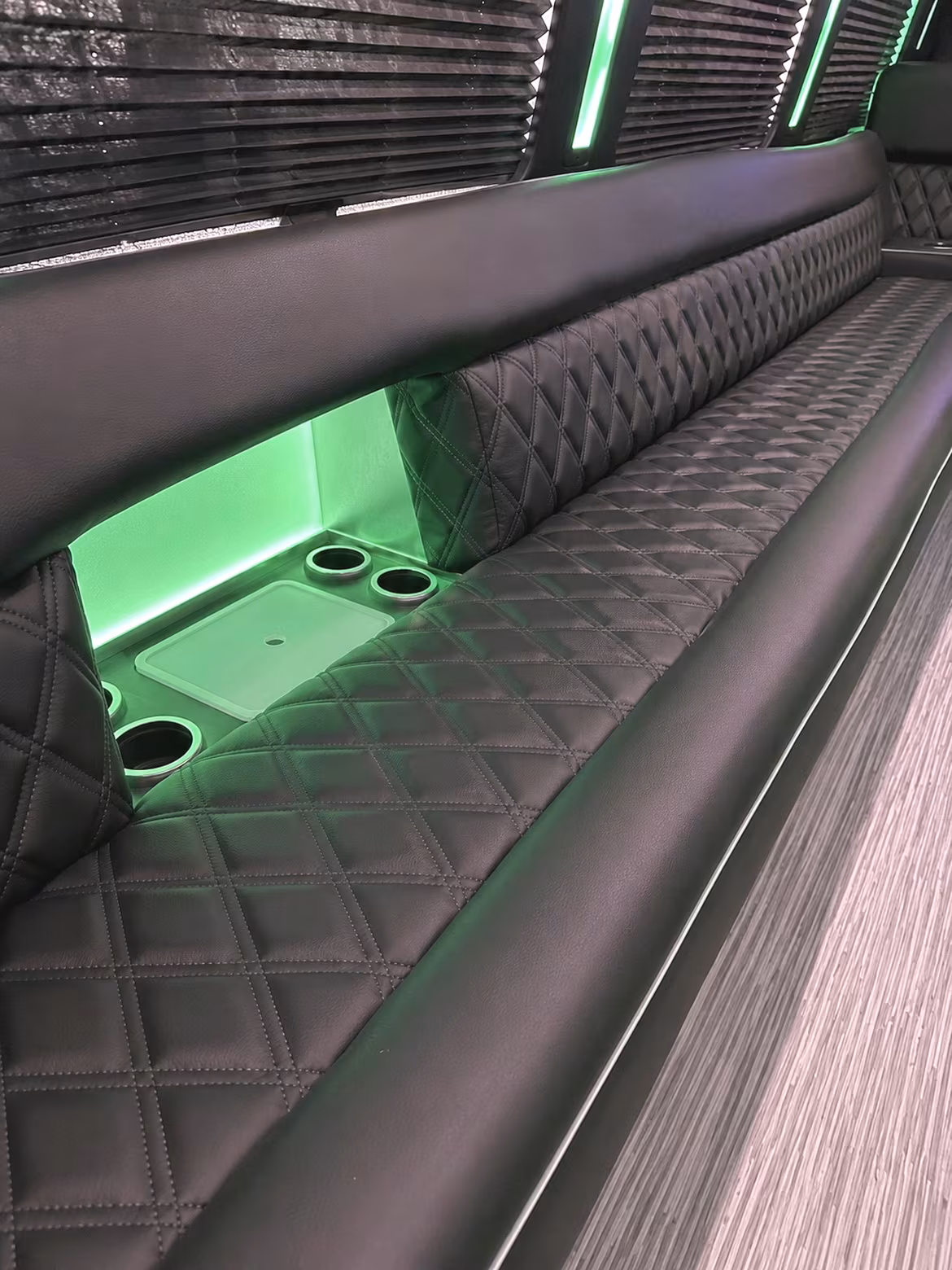 Murfreesboro Birthday, Sweet 16, & Quinceañera Transportation party bus interior