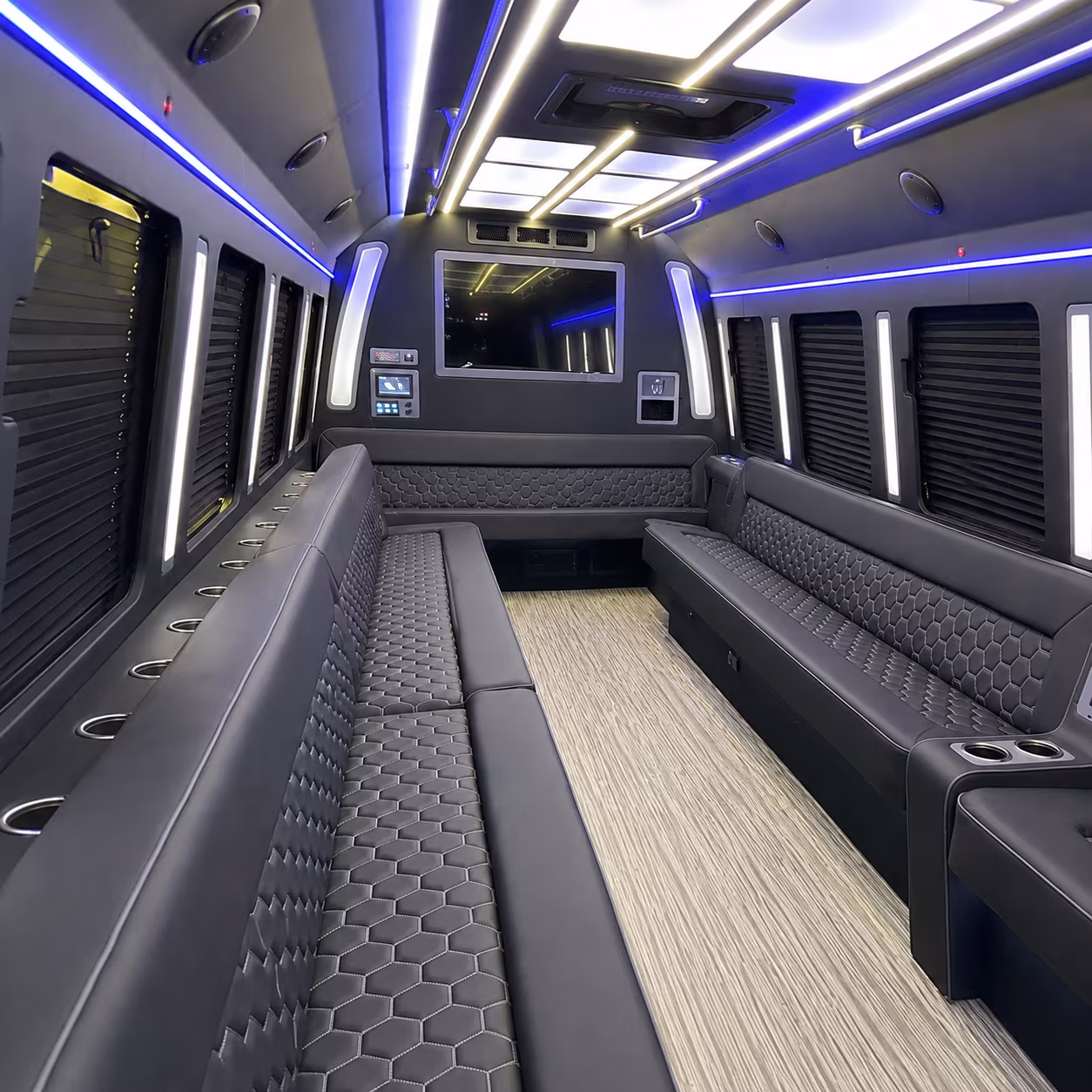 Murfreesboro Concert & Music Festival Transportation onboard seating