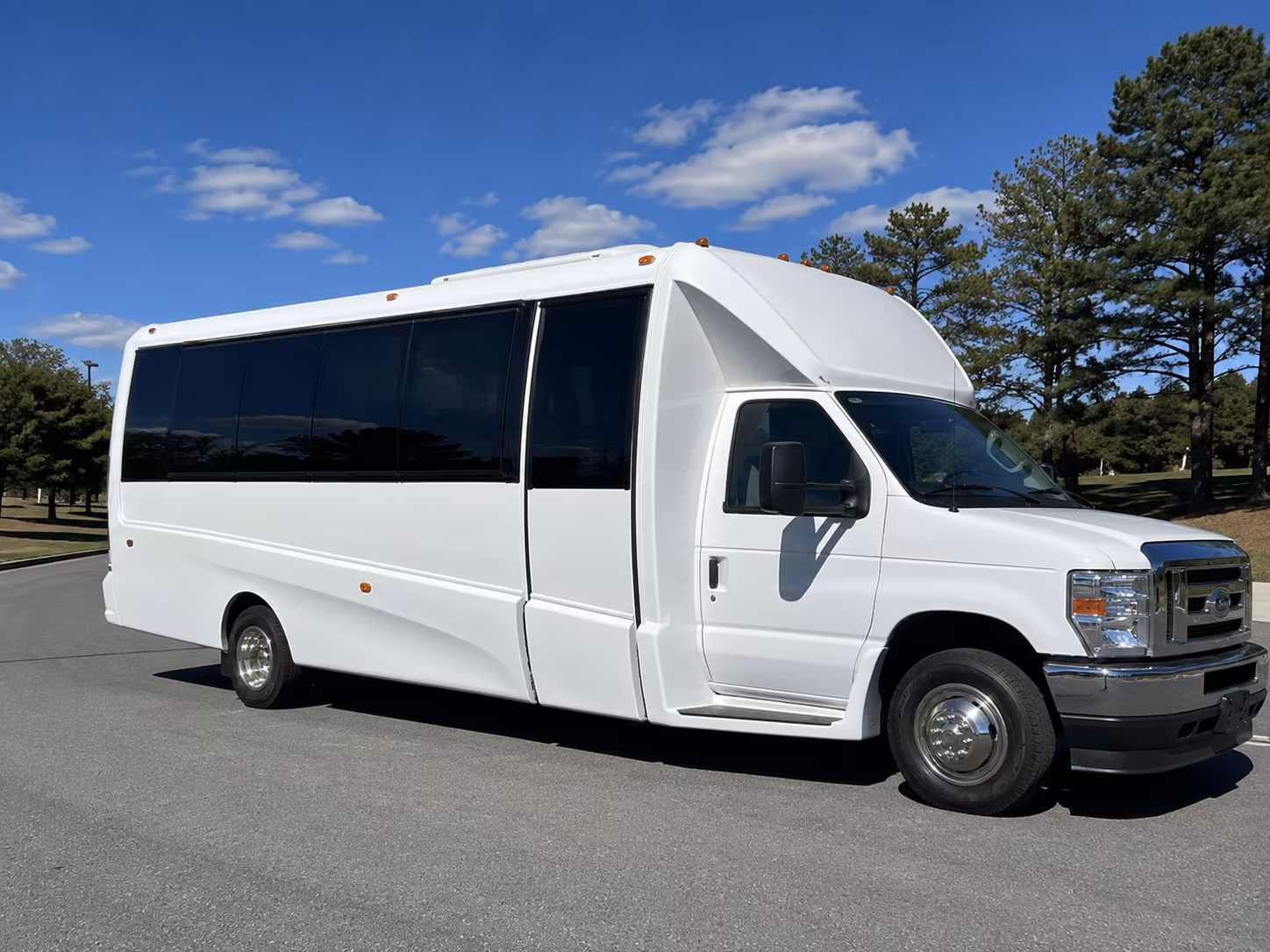 Murfreesboro Private Event Transportation party bus exterior
