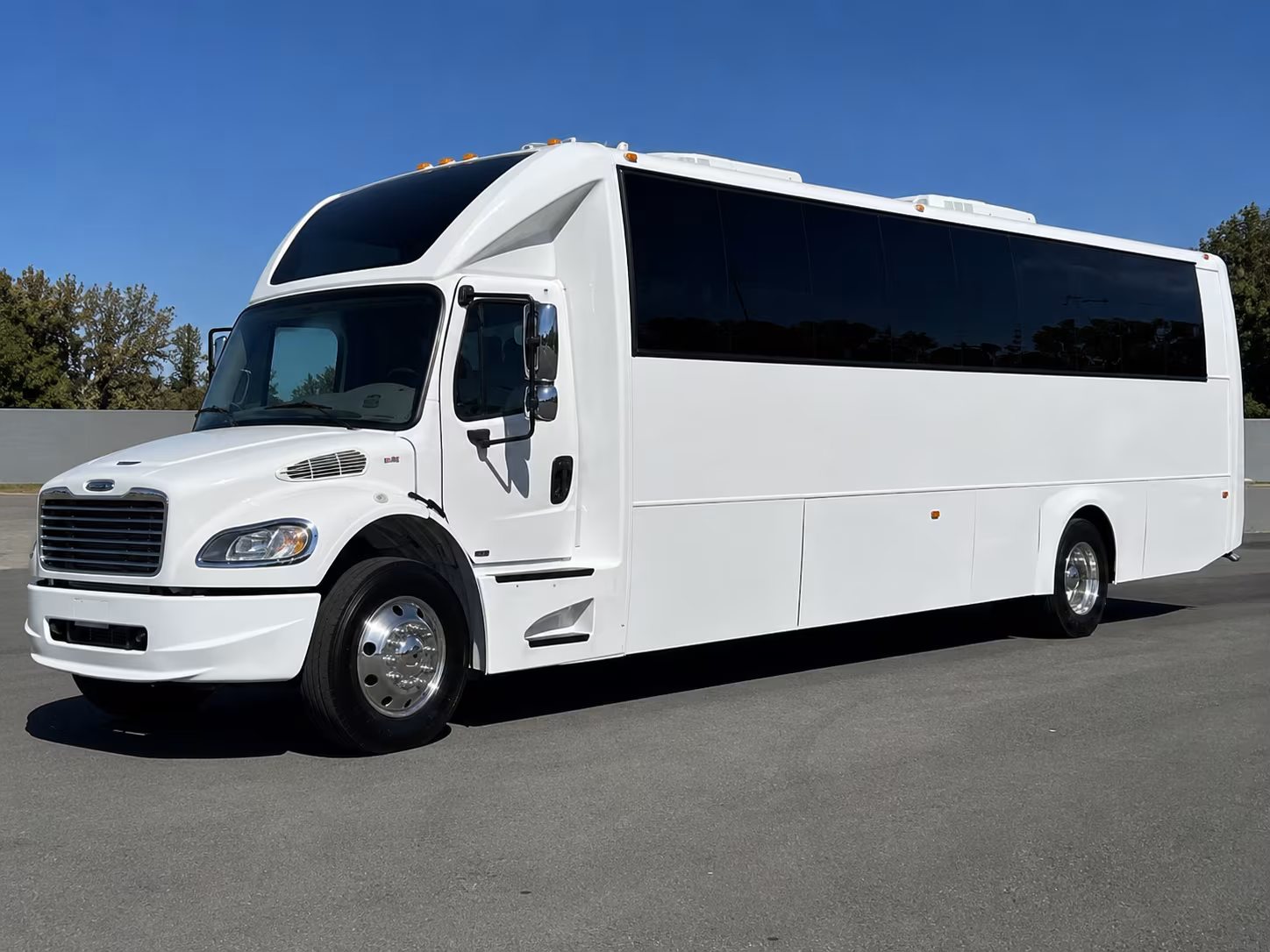 Murfreesboro Private Event Transportation party bus exterior