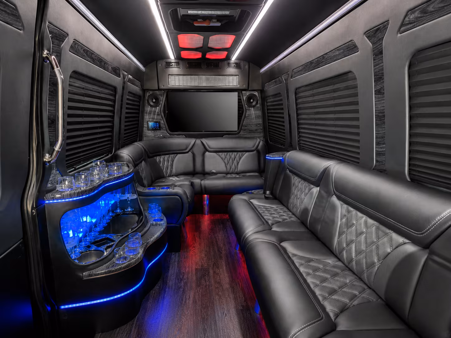 Murfreesboro School Event Transportation party bus exterior