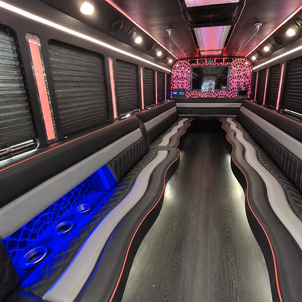 Murfreesboro Sporting Event Transportation party bus exterior