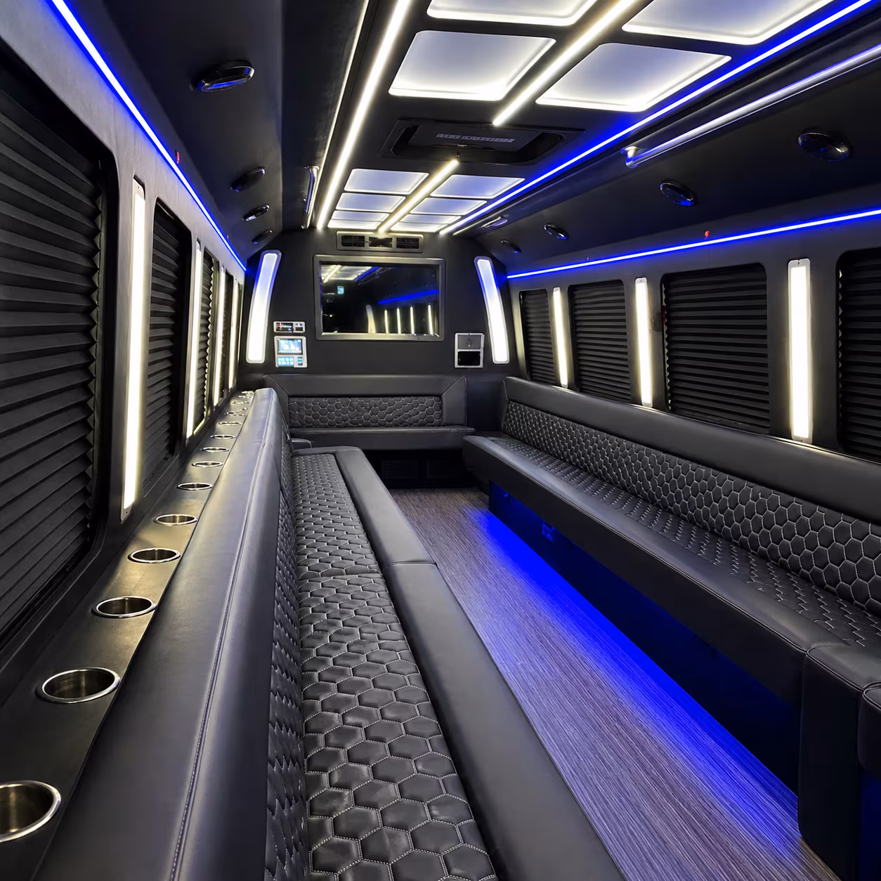 Murfreesboro Wedding Transportation party bus exterior