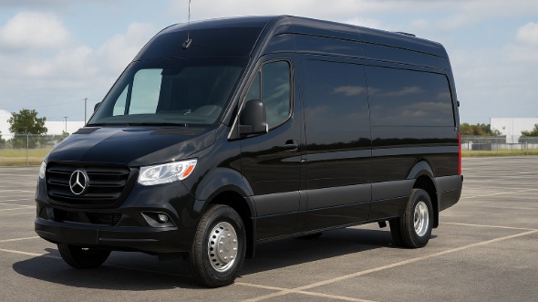 Exterior of Charter Bus Company Murfreesboro's 15 Passenger Mini Bus in Murfreesboro