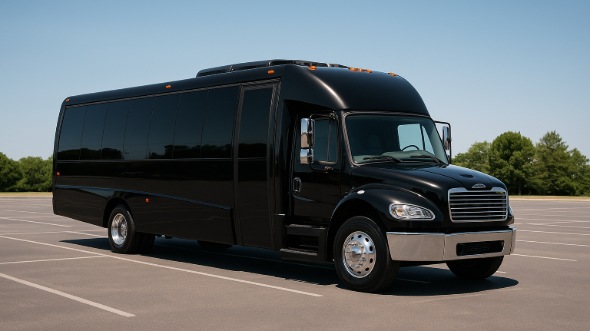 Exterior of Charter Bus Company Murfreesboro's 35 Passenger Mini Bus in Murfreesboro