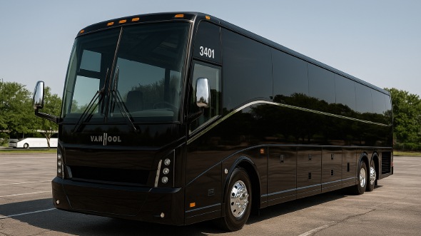 Exterior of Charter Bus Company Murfreesboro's 40 Passenger Charter Bus in Murfreesboro