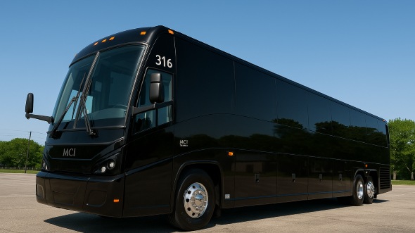 Exterior of Charter Bus Company Spring Hill's 50 Passenger Party Bus in Spring Hill