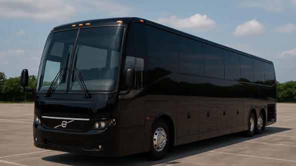 Exterior of Charter Bus Company Murfreesboro's 54 Passenger Charter Bus in Murfreesboro