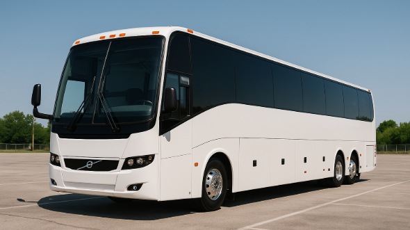 Exterior of Charter Bus Company Murfreesboro's 56 Passenger Charter Bus in Murfreesboro