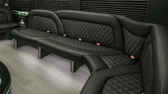 murfreesboro 14 passenger sprinter limousine interior