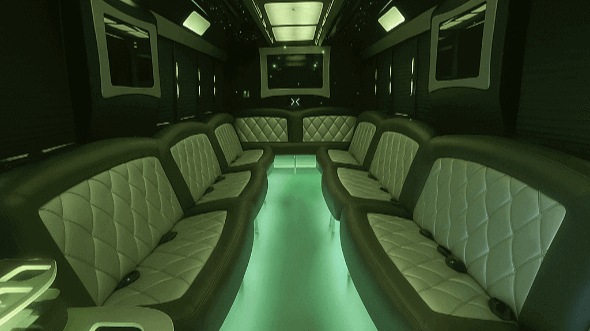 murfreesboro 30 passenger party bus inside