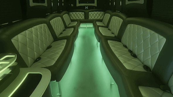 murfreesboro 30 passenger party bus interior